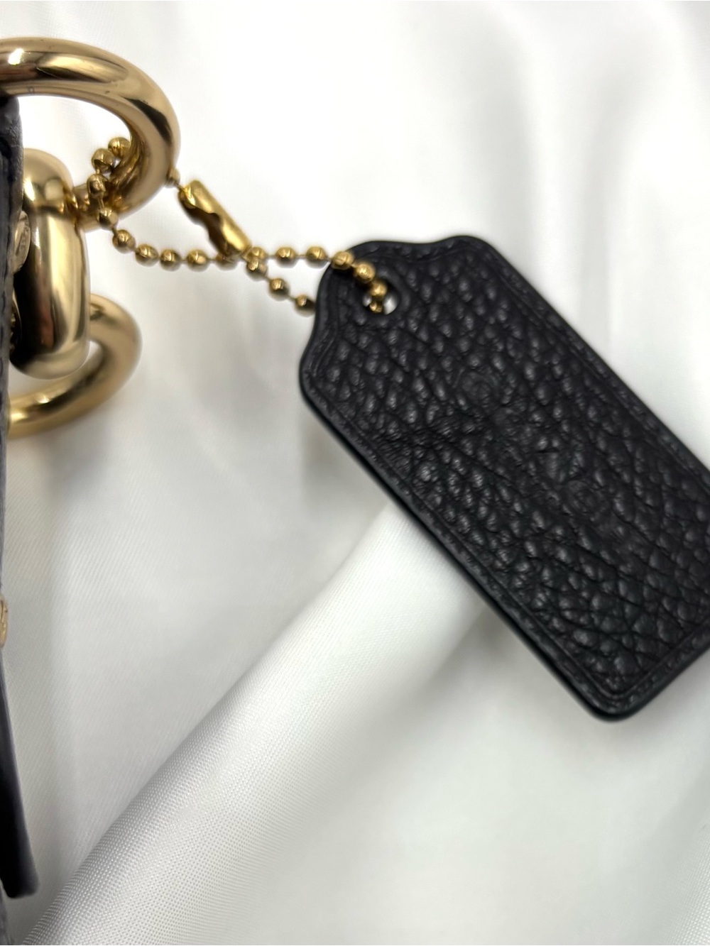 Coach Black Pebbled Leather Shoulder Hobo with Gold Hardware - Picture 10 of 16